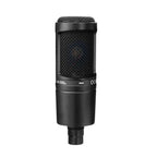 Audio-Technica AT2020 Cardioid Condenser Studio Recording Microphone for Vocal Podcast Streaming Singing Professional XLR Mic