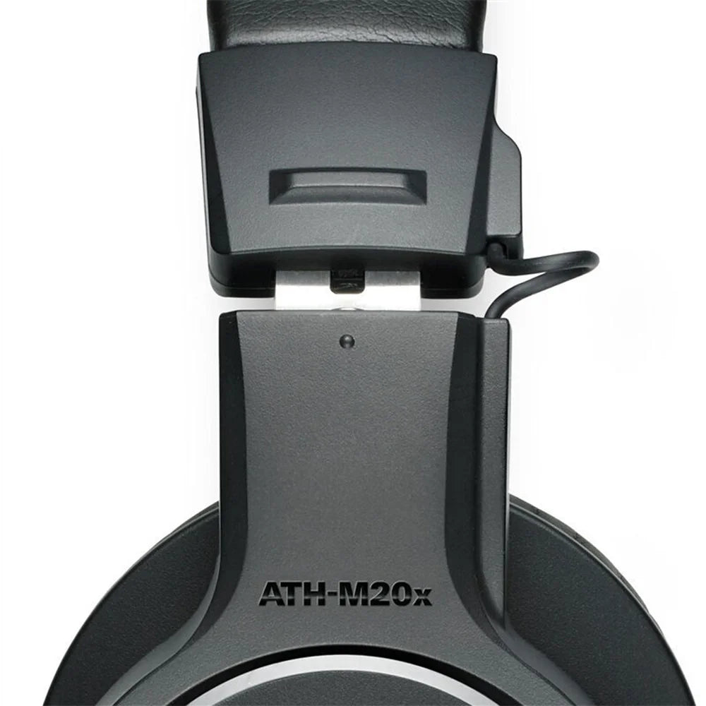 Audio-Technica ATH M20X ATH-M20X Professional Studio Monitor Headphones Head Mounted Audio Hifi 40mm Driver Closed-Back Wired Over-Ear
