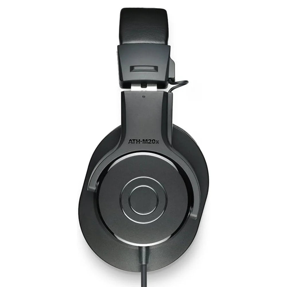 Audio-Technica ATH M20X ATH-M20X Professional Studio Monitor Headphones Head Mounted Audio Hifi 40mm Driver Closed-Back Wired Over-Ear