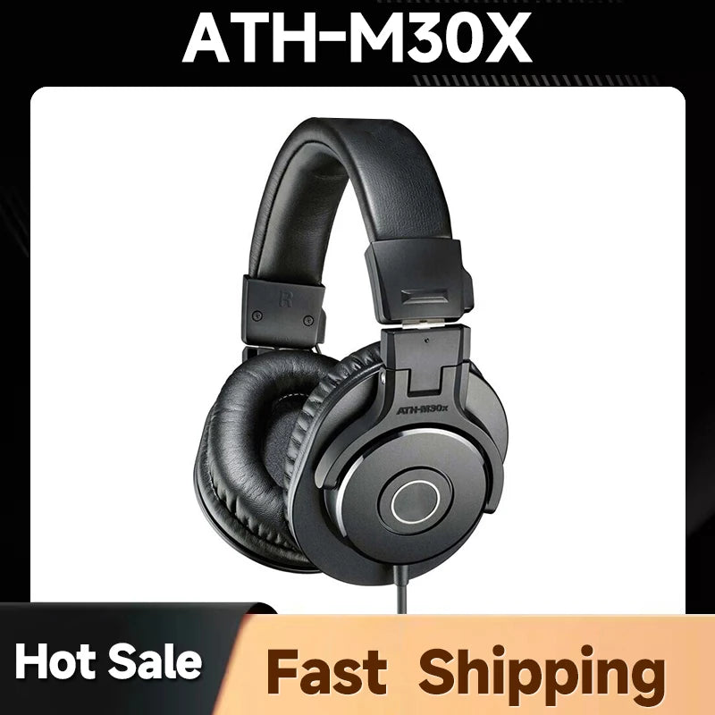 Audio-Technica ATH M30X Professional Studio Monitor Headphones
