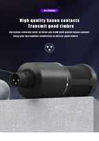 Audio-Technica AT2020 Cardioid Condenser Studio Recording Microphone for Vocal Podcast Streaming Singing Professional XLR Mic